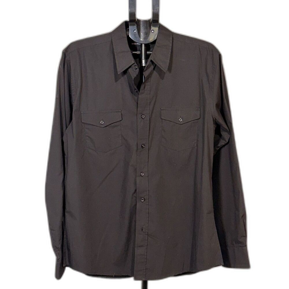 Beverly Hills Polo Club Black Button Down Shirt